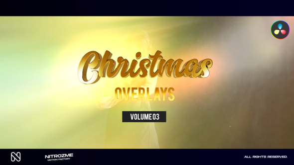 Christmas Overlays Vol. 03 for DaVinci Resolve