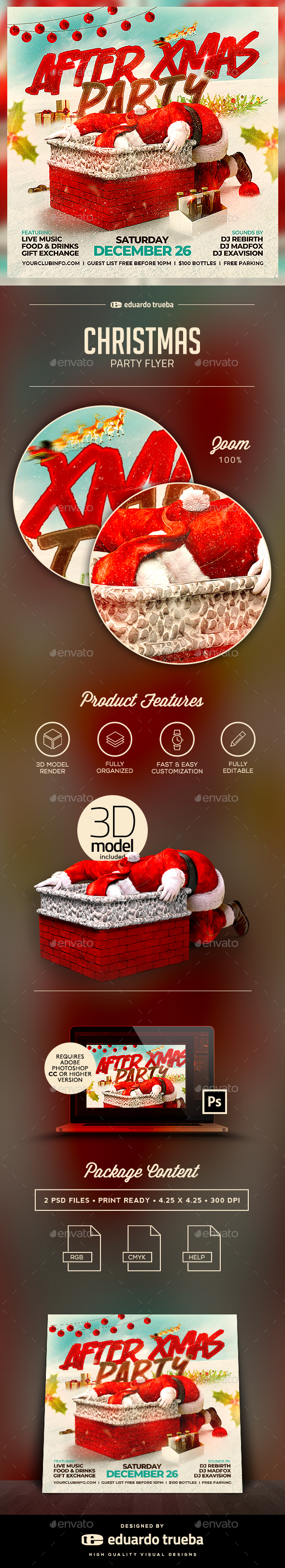 After Christmas Party Flyer