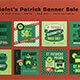 Green Flat Design Saint Patrick's Sale Banner