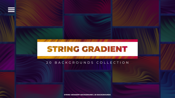20 String Gradient Backgrounds | Premiere Pro