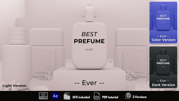 Perfume Experts Logo Stings template preview