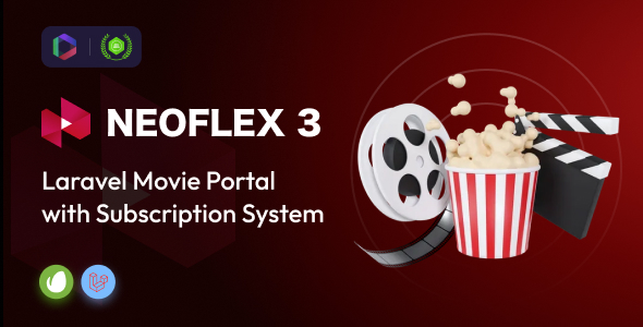 Neoflex 3  Laravel Movie, Video, TV Series Streaming & Subscription Portal CMS