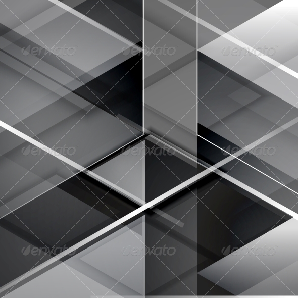 Black modern geometric abstract background - Backgrounds Business