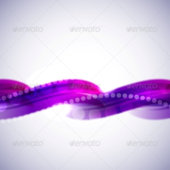 Violet abstract wave background template - Abstract Conceptual