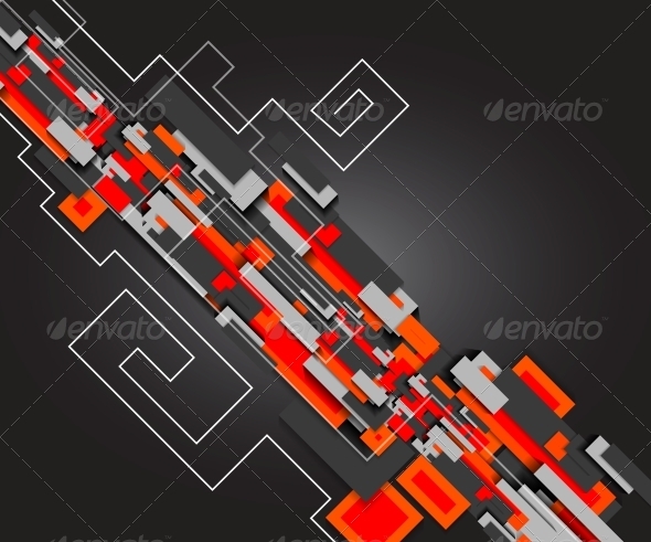 Blocks geometrical modern template - Backgrounds Decorative