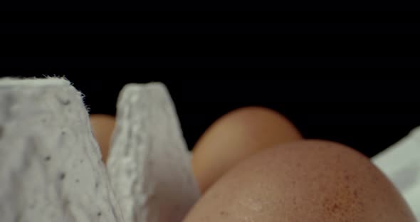 box of eggs super macro close up 4k alt