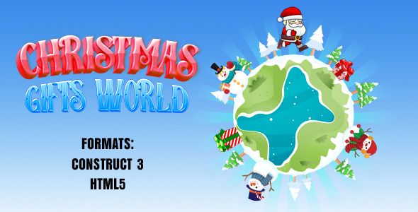 Christmas Gifts World Game (Construct 3 | C3P | HTML5) Christmas Game