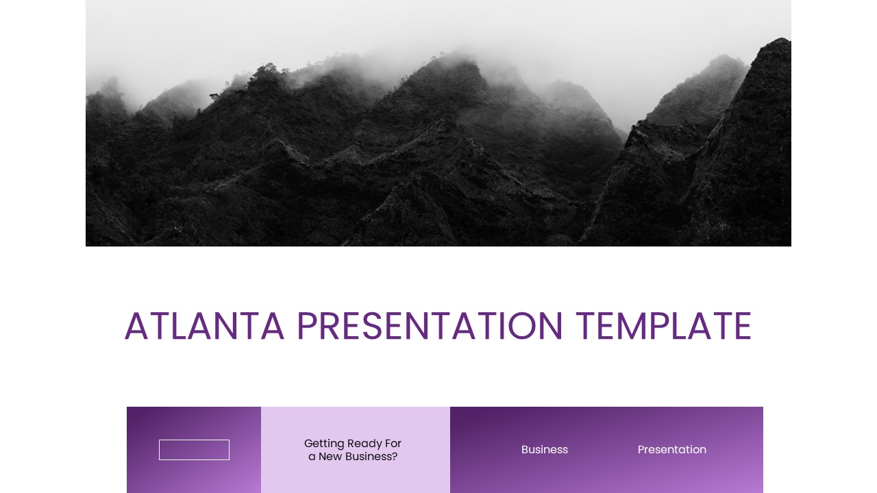 Atlanta- Multipurpose Business Presentation Template, Presentation ...