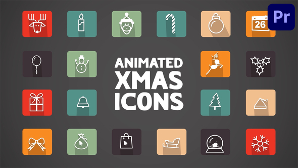 Animated Xmas Icons for Premiere Pro