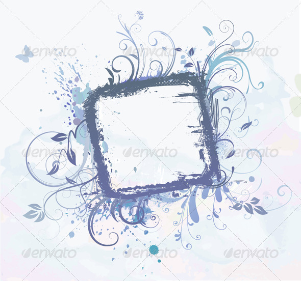 Floral Frame - Borders Decorative