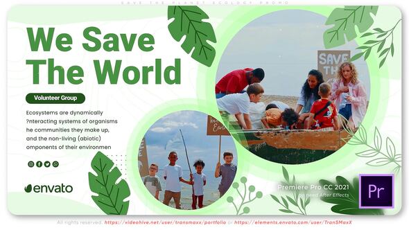 Save The Planet Ecology Promo