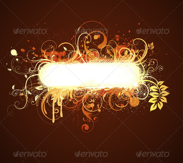floral frame - Borders Decorative