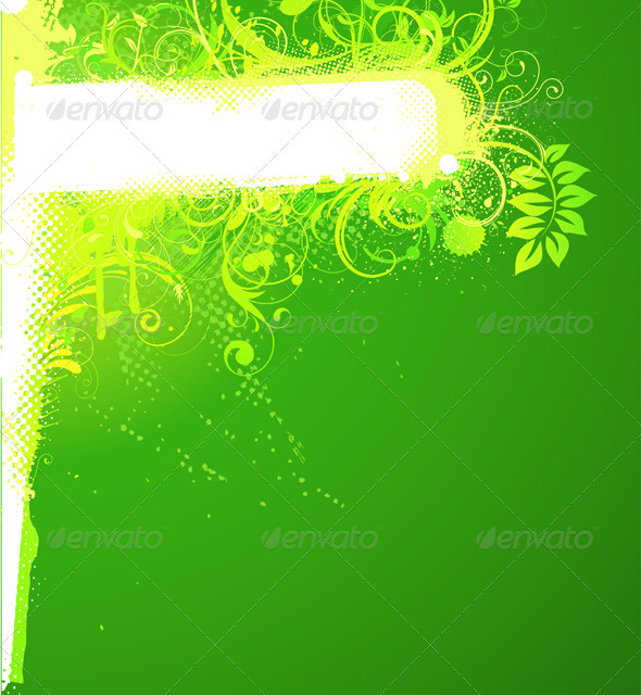 Floral Decorative Banner - Borders Decorative