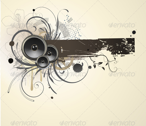 Grunge Banner - Borders Decorative