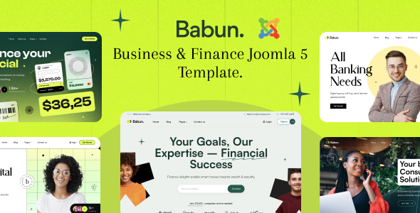 Babun – Joomla 5 Business & Finance Responsive Template