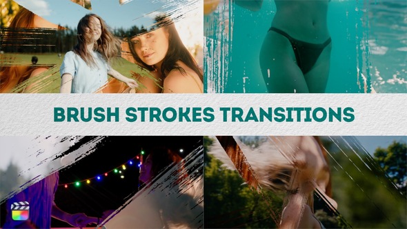 Brush Strokes Transitions | FCPX
