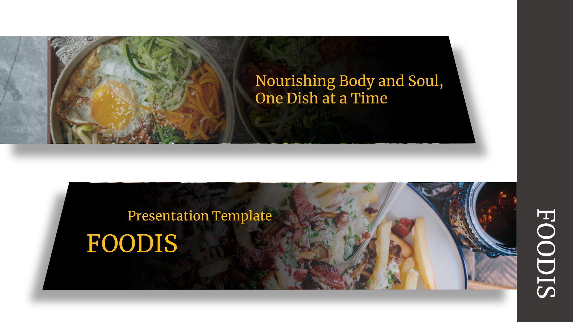Foodis - Food & Restaurant Google Slides Template, Presentation Templates