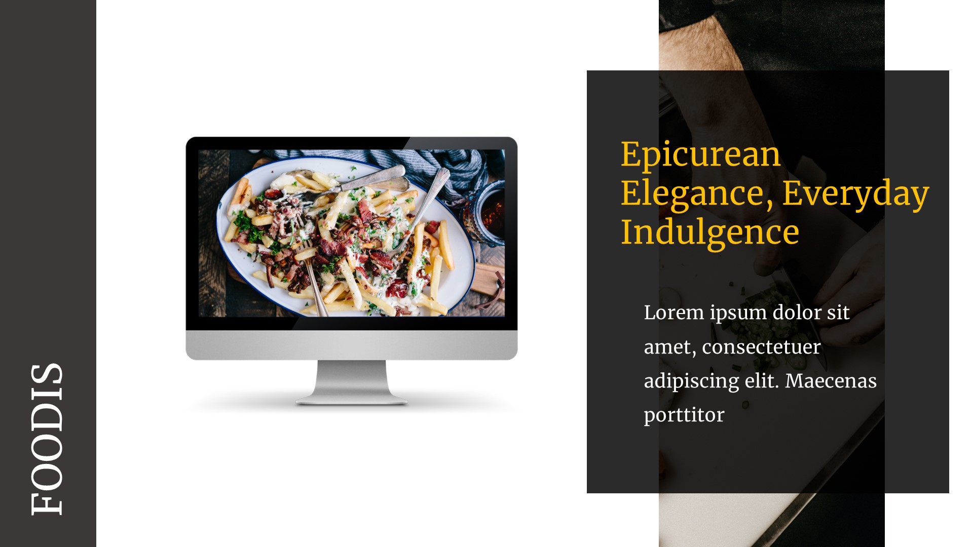 Foodis - Food & Restaurant Google Slides Template, Presentation Templates