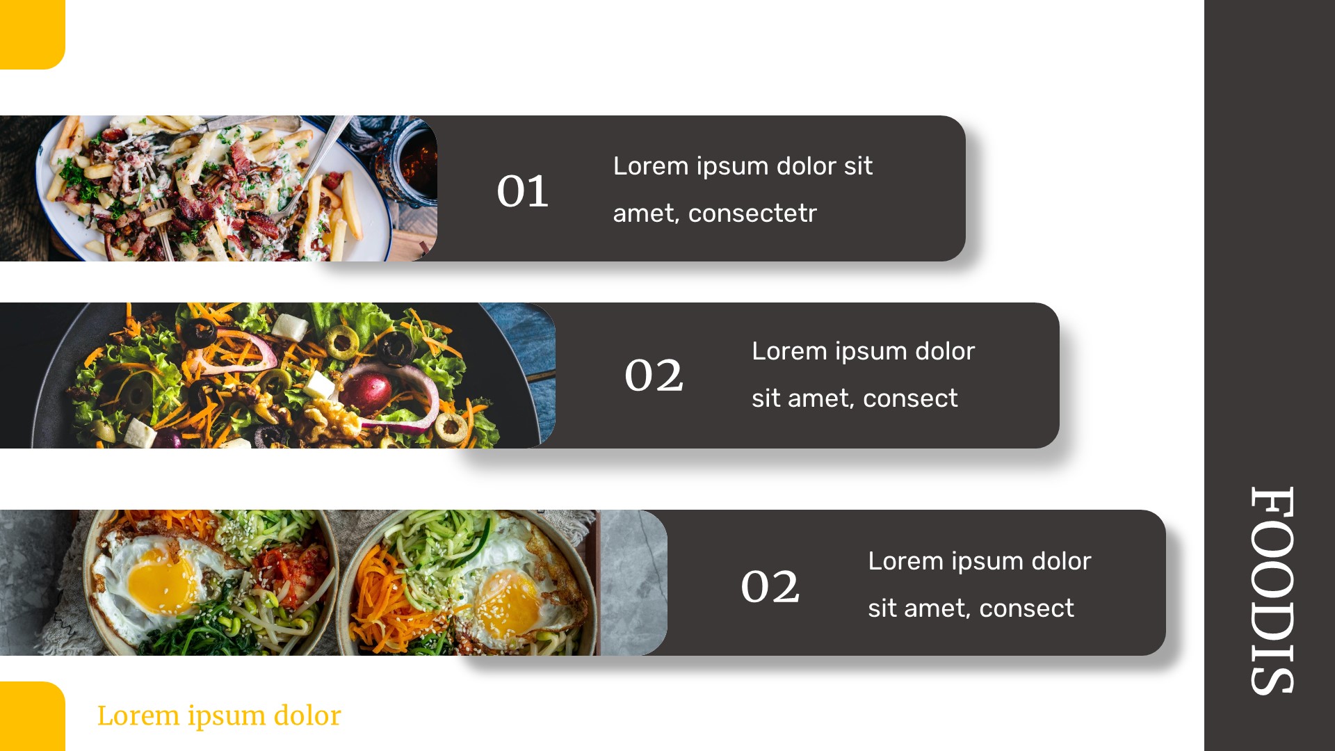 Foodis - Food & Restaurant Google Slides Template, Presentation Templates