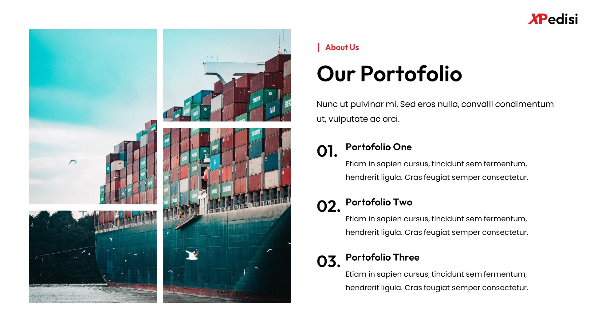 Xpedisi - Logistics & Delivery Services Google Slides Template ...