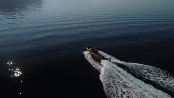 Aerial Woman on Wakeboard alt