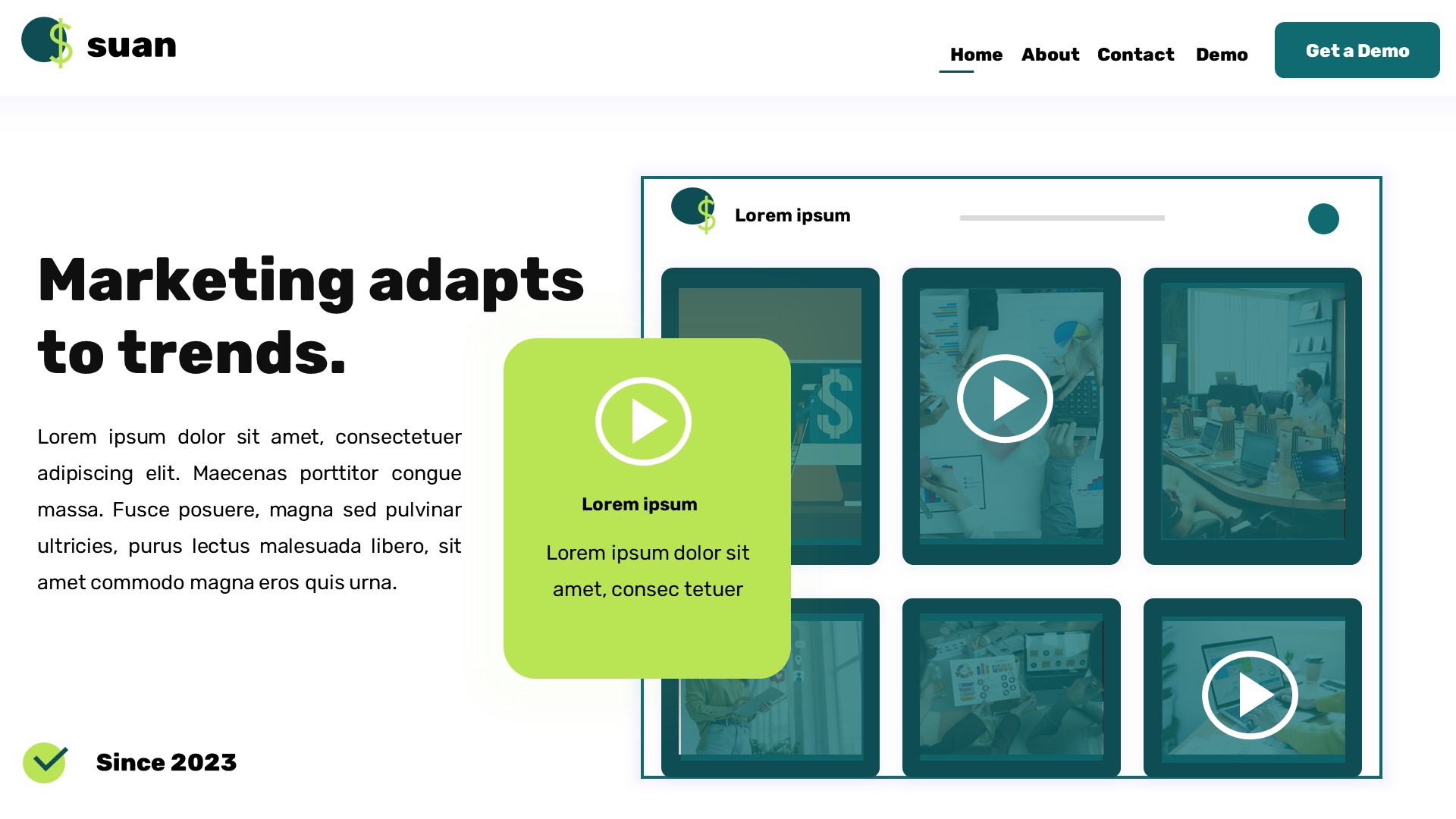 Suan - Marketing Plan Google Slides Template, Presentation Templates