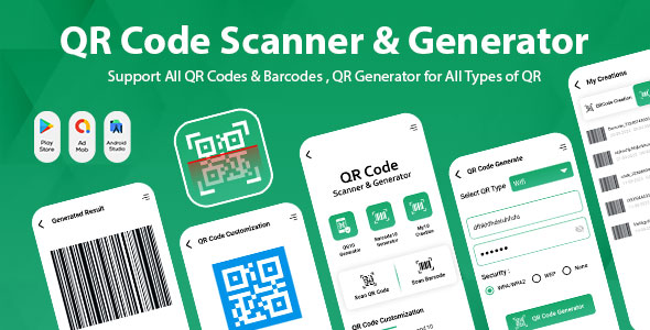 Scanner App - QR Code Scanner - QR Generator - Barcode Generator - QR Maker - QR Code Generator
