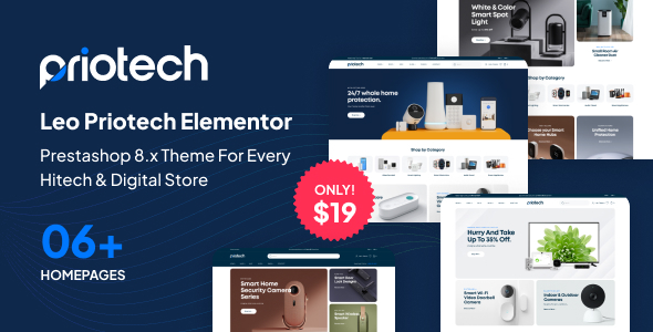Leo Priotech Elementor – Digital Store Prestashop Theme