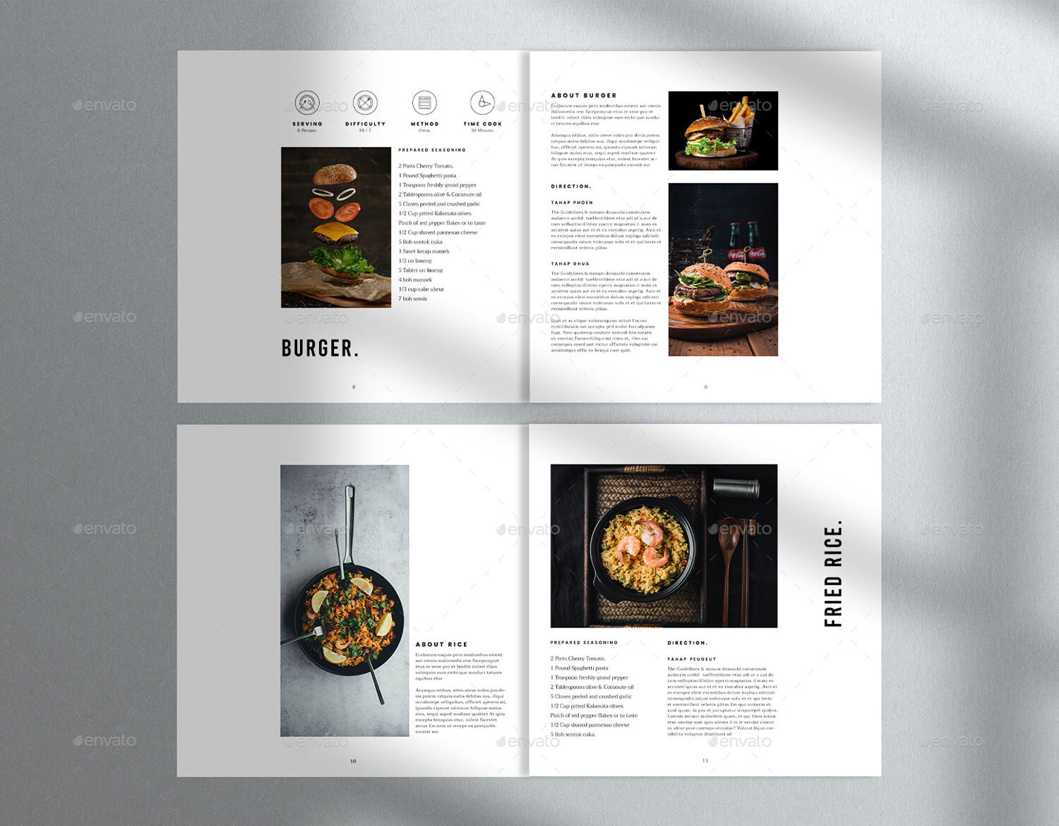 The Cookbook Template, Print Templates | GraphicRiver