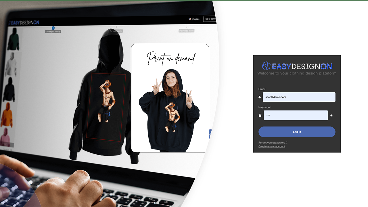 Personalized Clothing Design Platform - Full Javascript application by ...