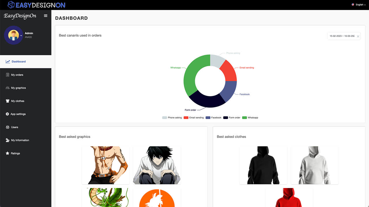 Personalized Clothing Design Platform - Full Javascript application by ...