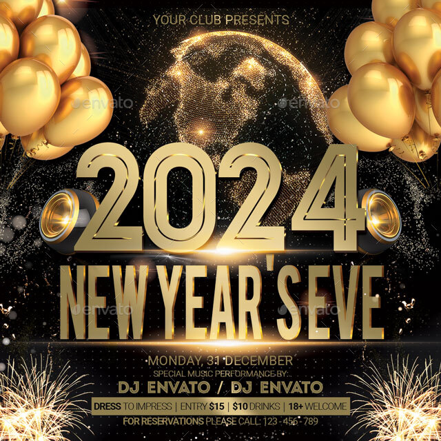 New Years Eve, Print Templates | GraphicRiver