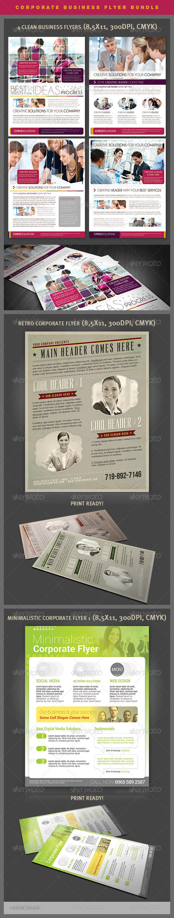 Corporate Business Flyers Bundle - Corporate Flyers