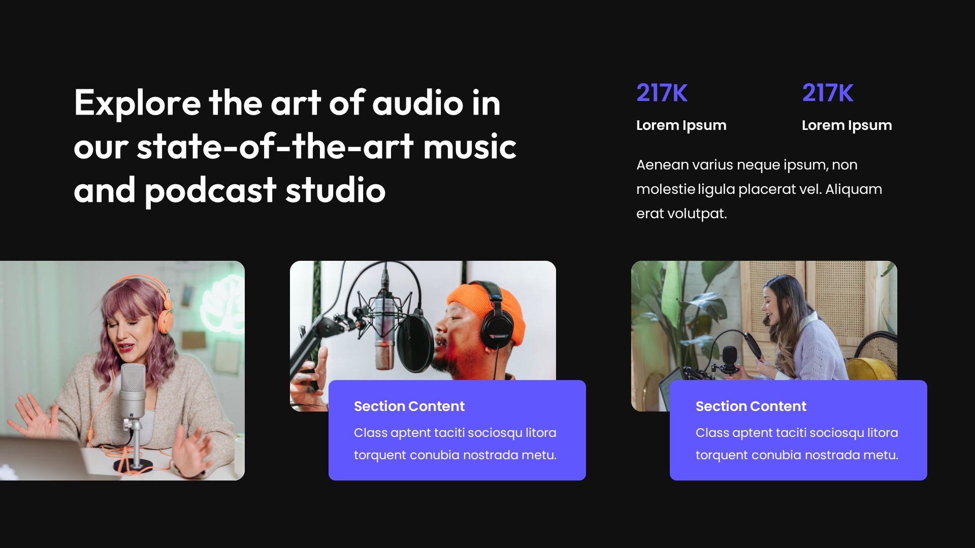 Soundio - Music And Band Powerpoint Template, Presentation Templates