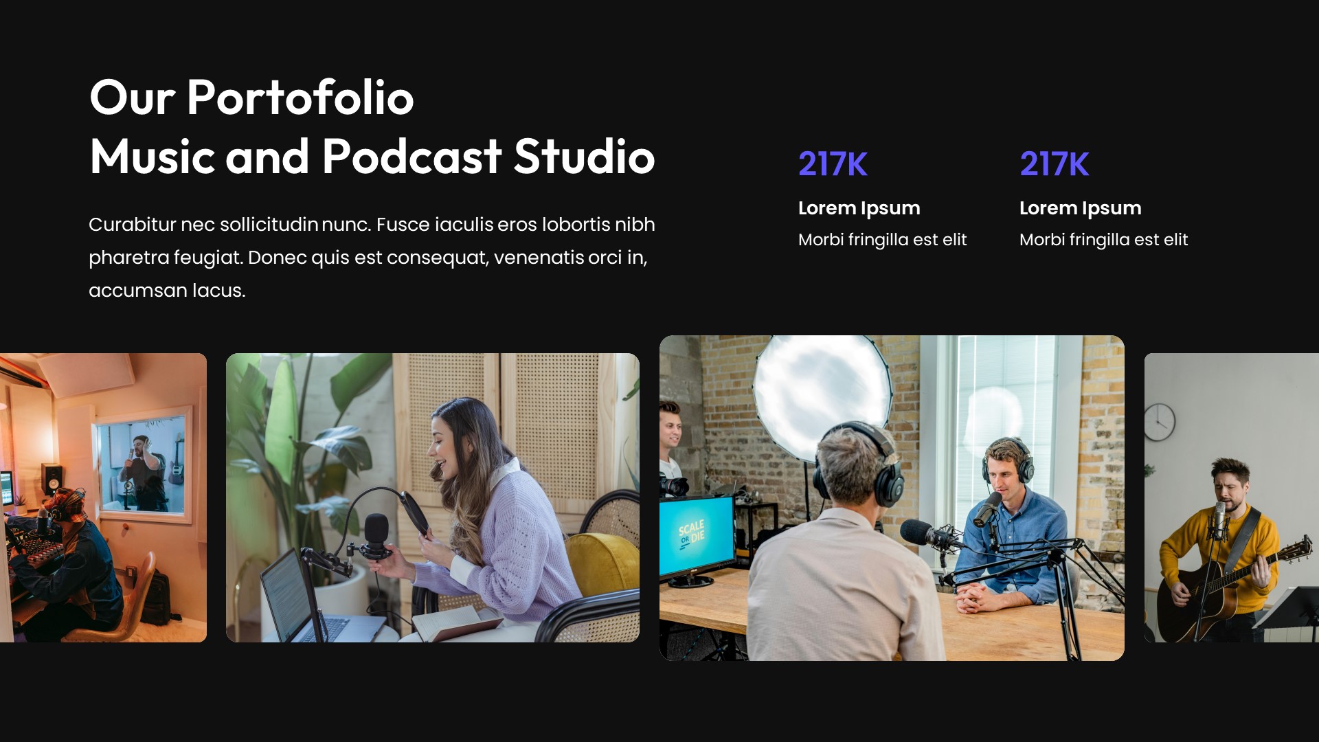 Soundio - Music And Band Powerpoint Template, Presentation Templates