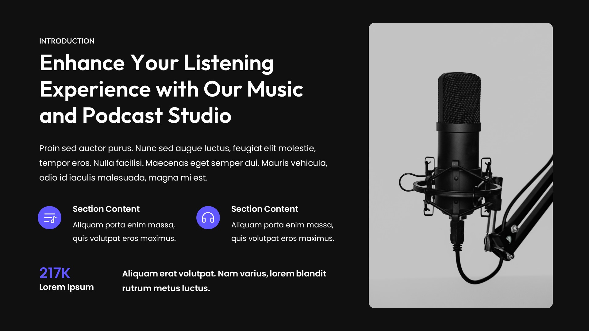 Soundio - Music And Band Powerpoint Template, Presentation Templates