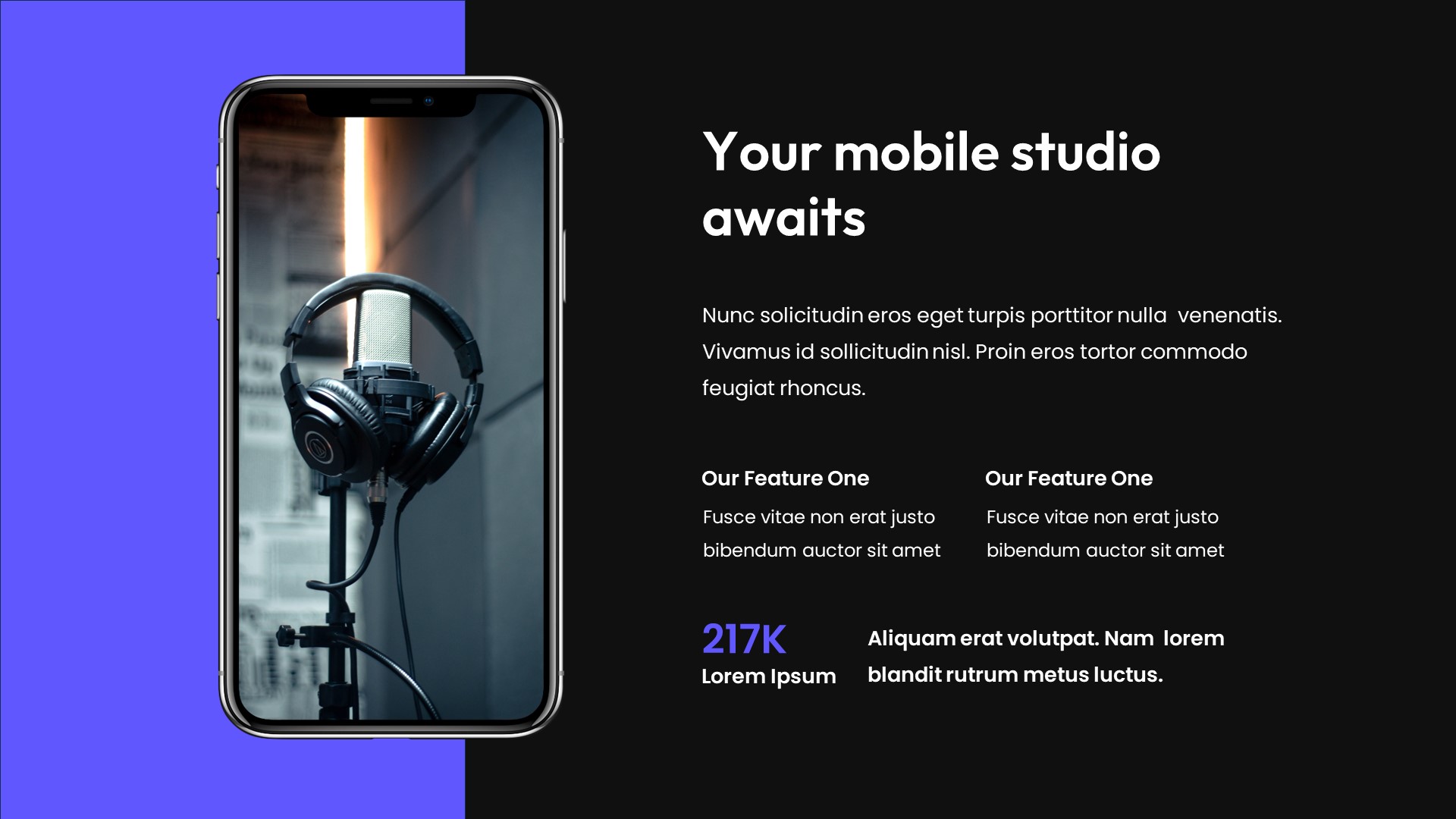 Soundio - Music And Band Powerpoint Template, Presentation Templates