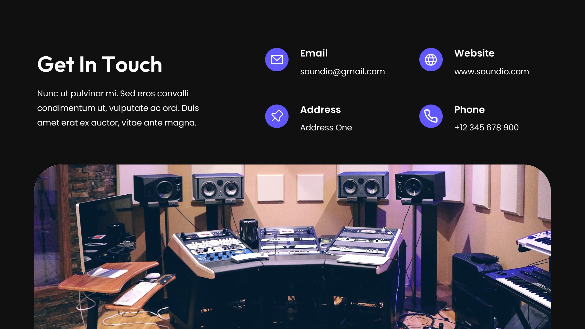 Soundio - Music And Band Powerpoint Template, Presentation Templates