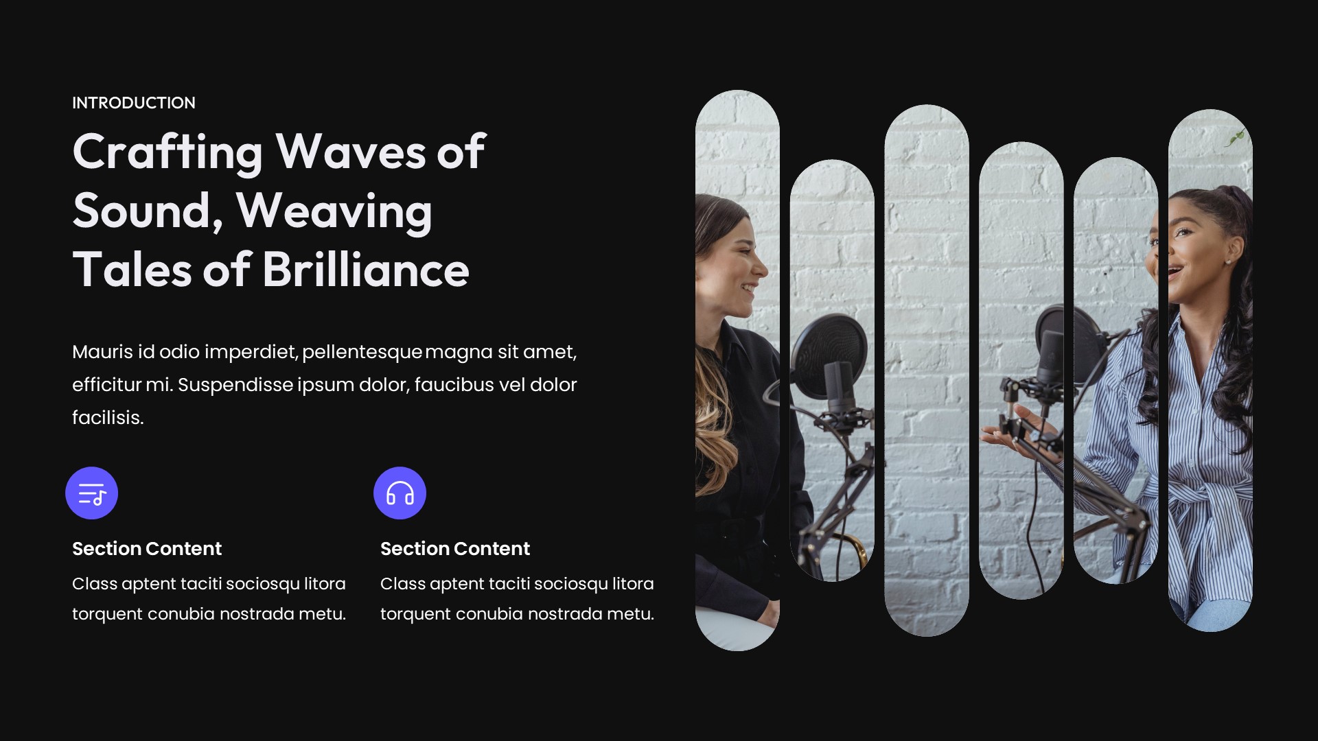 Soundio - Music And Band Powerpoint Template, Presentation Templates