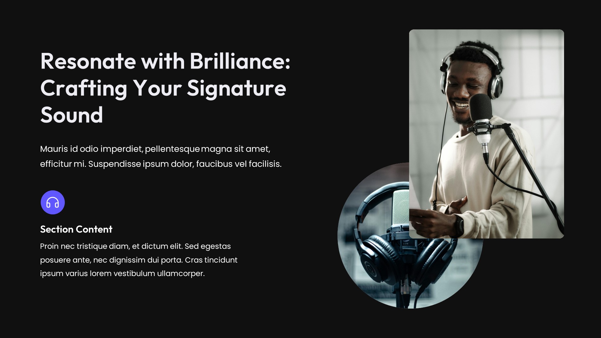 Soundio - Music And Band Powerpoint Template, Presentation Templates