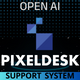 PixelDesk - Support Ticket System With OpenAI