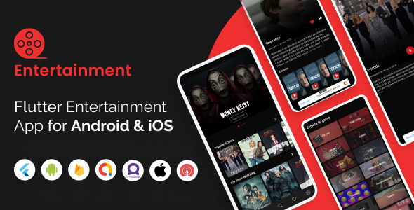 Mighty Entertainment – Flutter Video Streaming App for Android and iOS with Php Backend