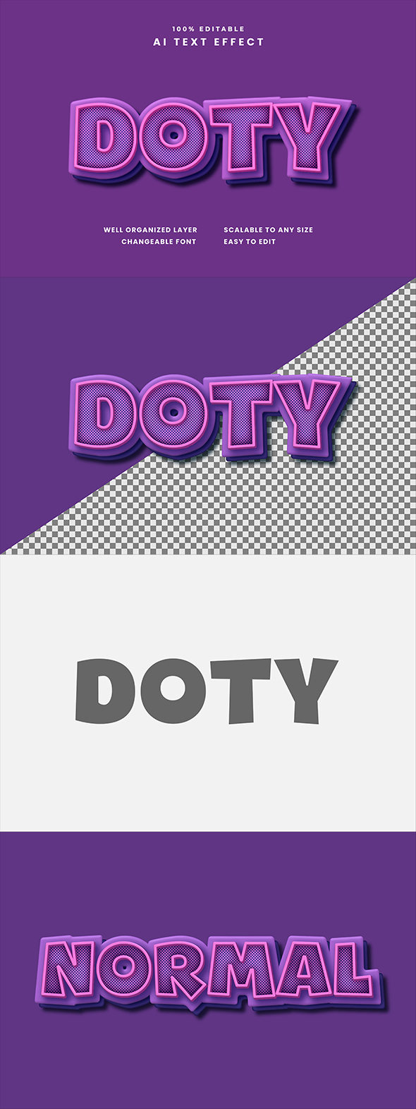 Doty Text Effect