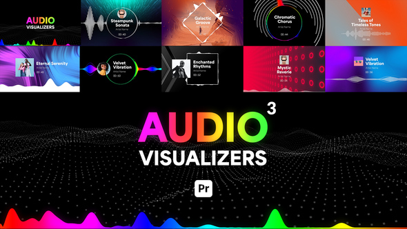 Audio Visualizers Pack 3 for Premiere Pro alt