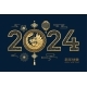 2024 Lunar New Year Dragon Traditional Pattern