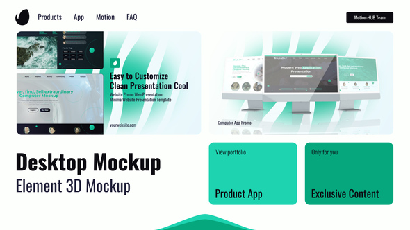 Web Desktop Promo Mockup