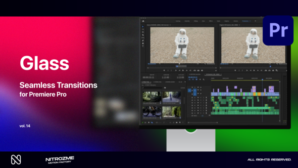 Glass Transitions Vol. 14 for Premiere Pro