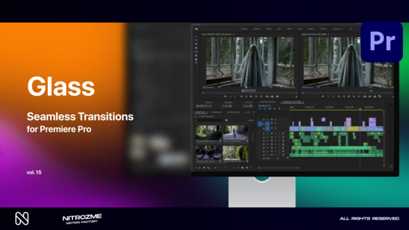 Glass Transitions Vol. 15 for Premiere Pro
