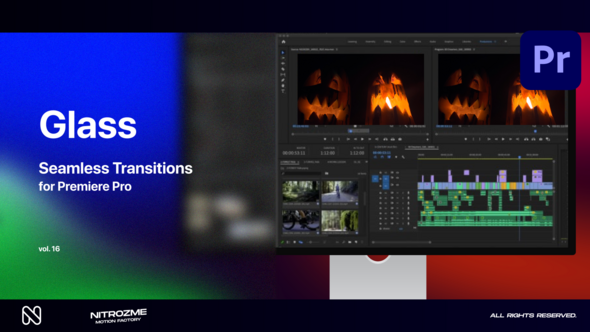 Glass Transitions Vol. 16 for Premiere Pro