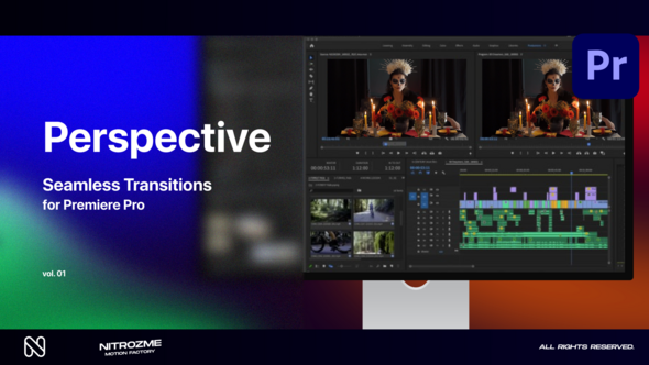 Perspective Transitions Vol. 01 for Premiere Pro